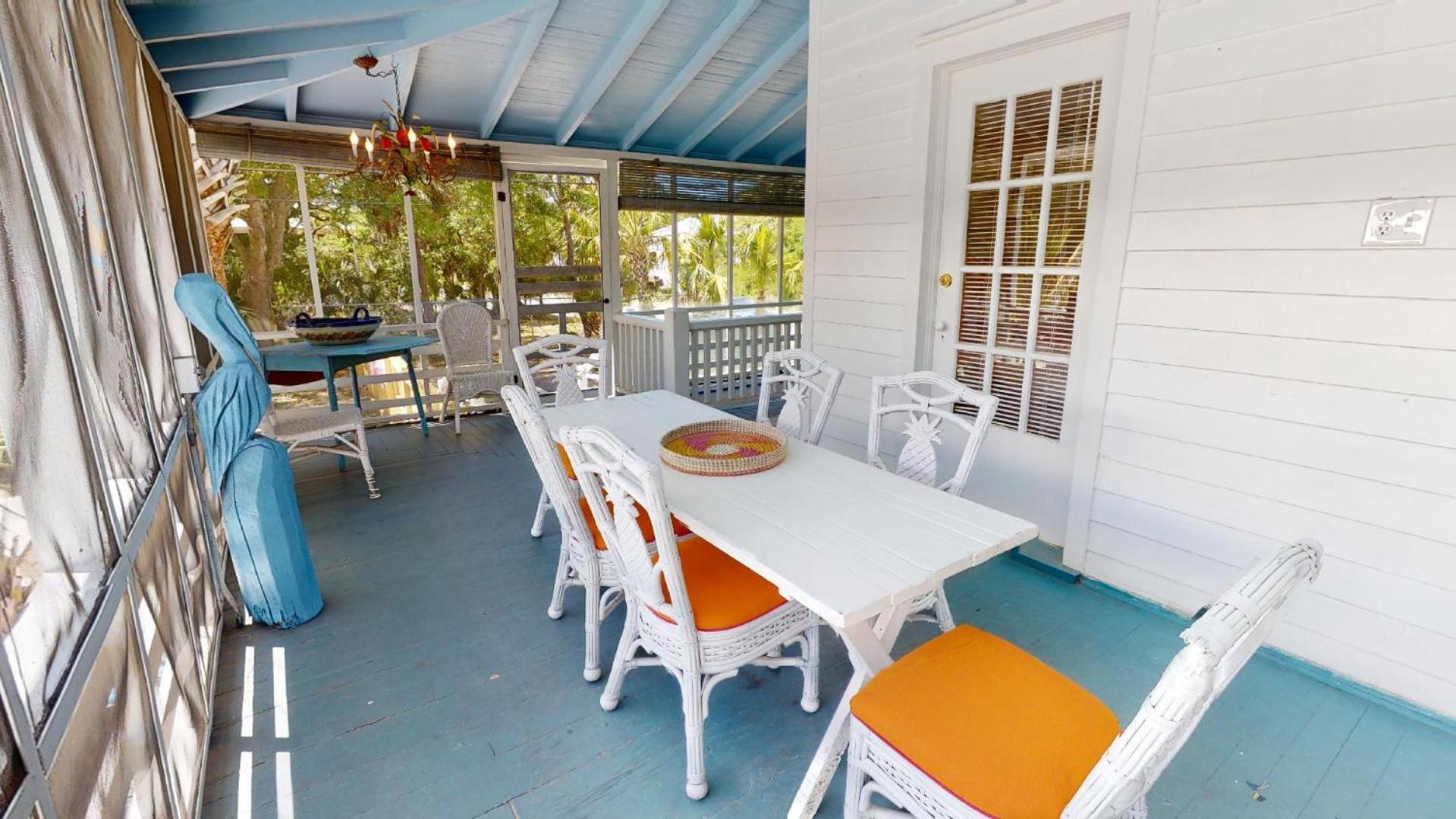 Twelve Palms Cottage By Tybee Beach Vacation Rentals Tybee Island Exterior photo